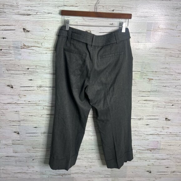 Anthropologie elevenses 10 Cropped Wide-Leg Pants with Tie Belt - Picture 7 of 7